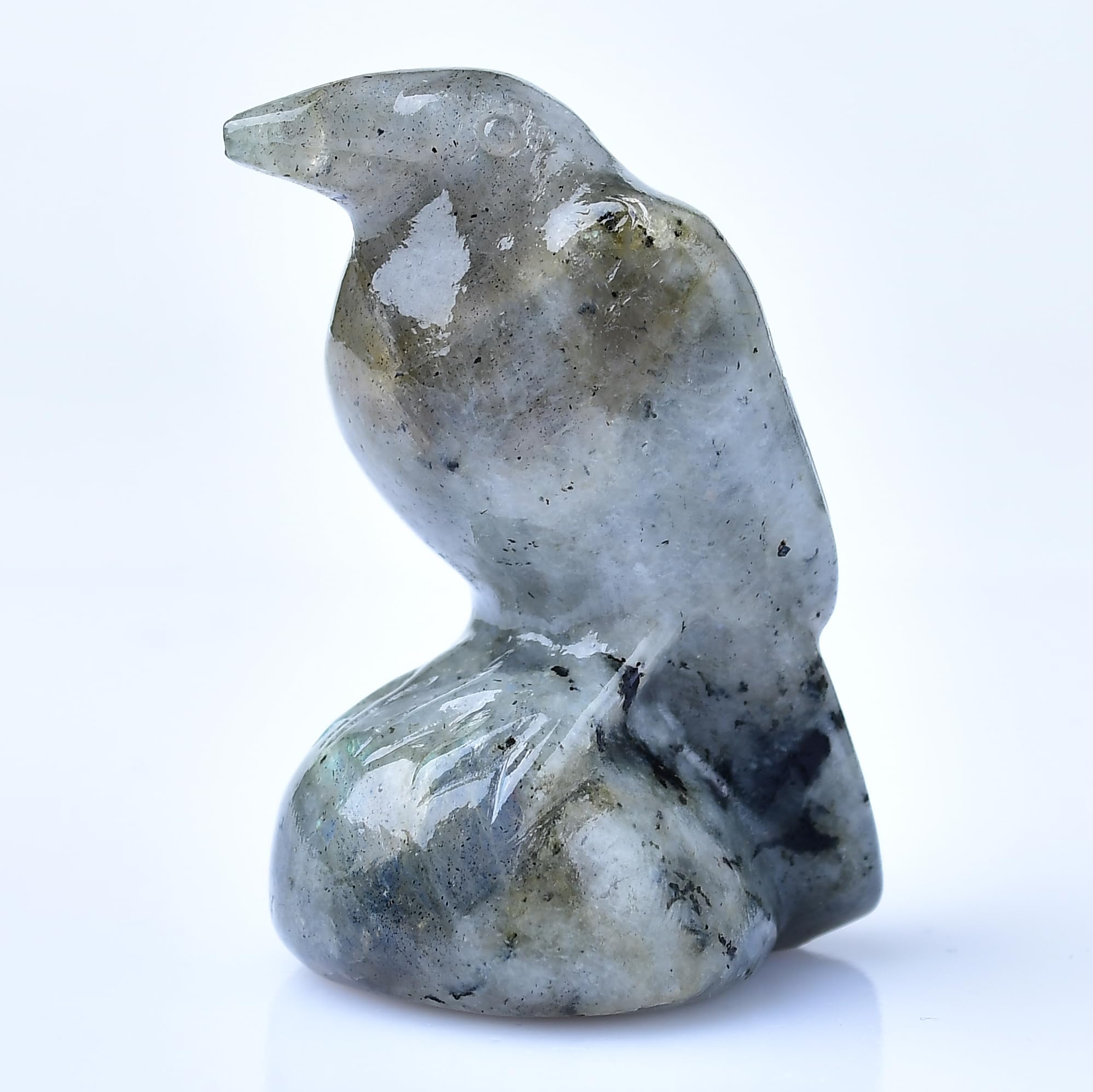 Amazon.com: DZJXBZhu Moonstone Crystal Raven 2